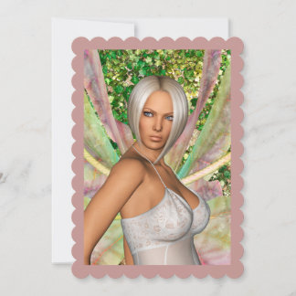 Enchanted Butterfly Fairy Holiday Card