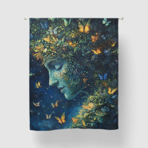 Enchanted Butterfly Forest Goddess (1) Blackout Curtains