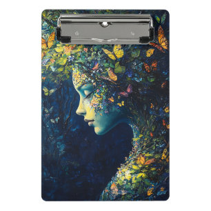 Enchanted Butterfly Forest Goddess (2) Mini Clipboard