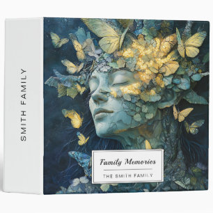 Enchanted Butterfly Forest Goddess (4) 3 Ring Binder