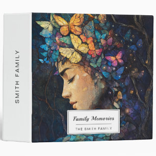 Enchanted Butterfly Forest Goddess (5) 3 Ring Binder
