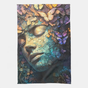 Enchanted Butterfly Forest Goddess (7) Kitchen Towel