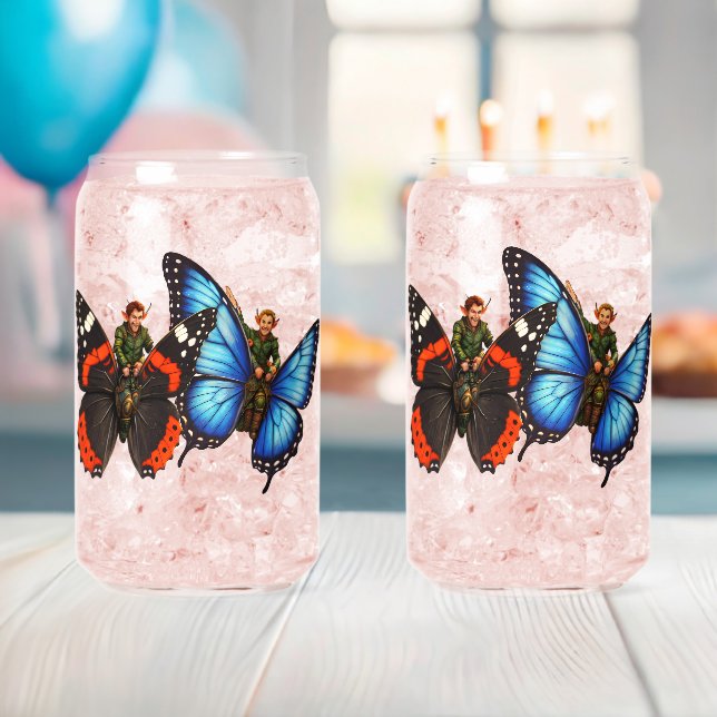 Enchanted butterfly rider fairy glass (Insitu (Baby Shower))