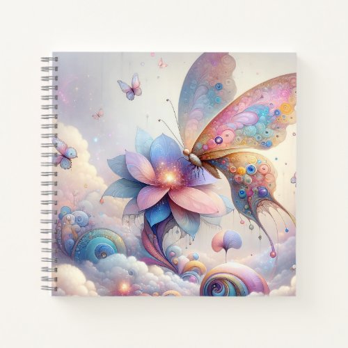 Enchanted Butterfly Spiral Notebook
