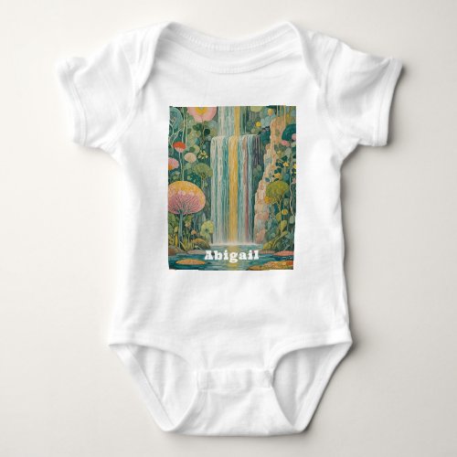 Enchanted Cascade of Dreams Baby Bodysuit