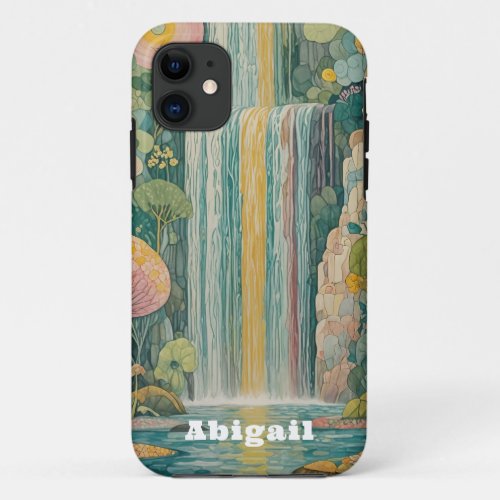 Enchanted Cascade of Dreams iPhone 11 Case