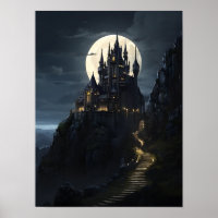 Enchanted Castle at Midnight