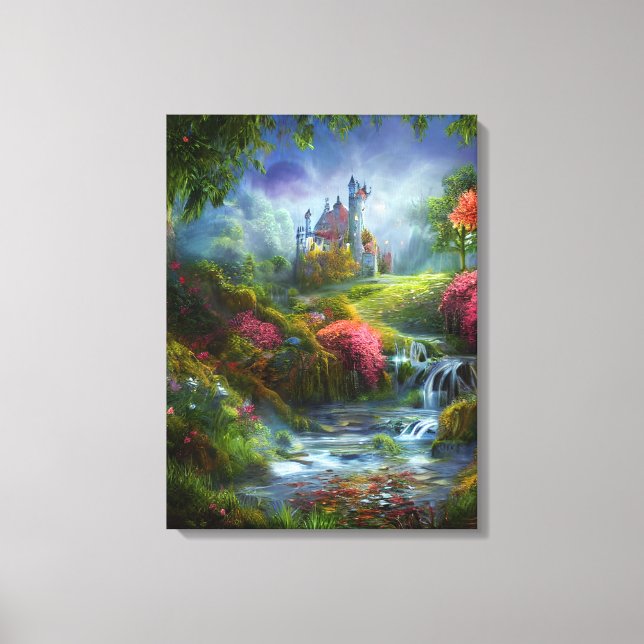 Enchanted Castle Canvas Print (Front)