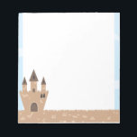 Enchanted Castle Notepad<br><div class="desc">After all the princesses and princes visited your enchanted kingdom you can thank them with these fun note cards. Shown with a kingdom and an enchanted beanstalk nearby; this notepad is perfect for any little princess's birthday party!</div>