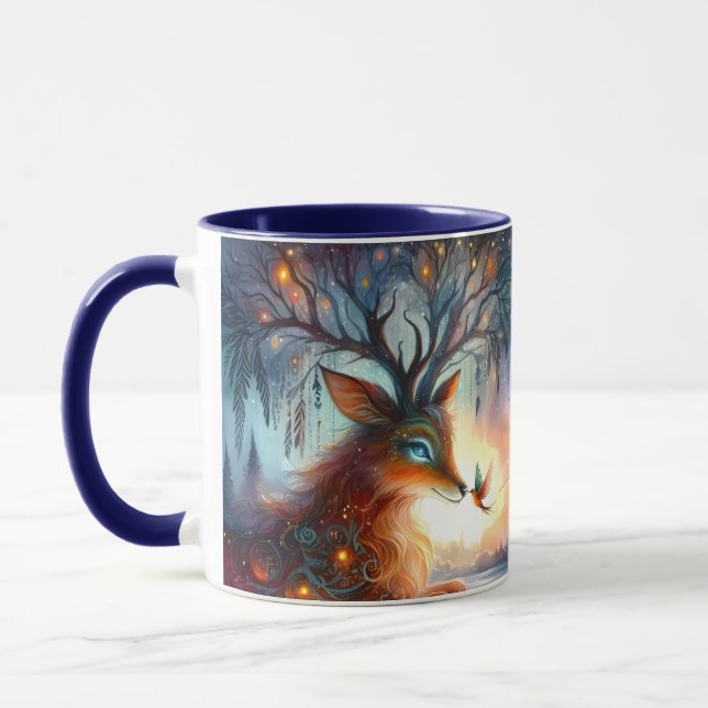 Enchanted Castle Winter Art Mug (Left)