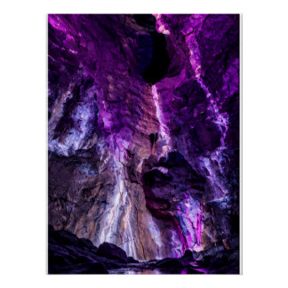 Enchanted Cavern – White Scar Caves, Yorkshire Poster