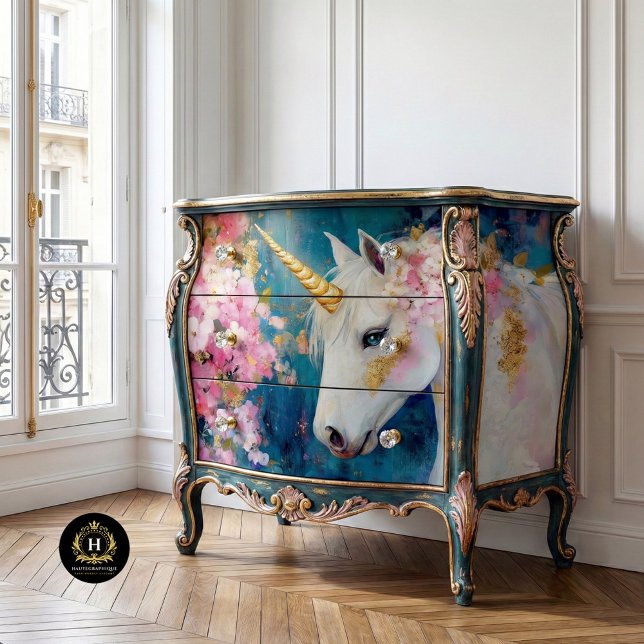 Enchanted Celestial Unicorn Decoupage Tissue Paper (Creator Uploaded)