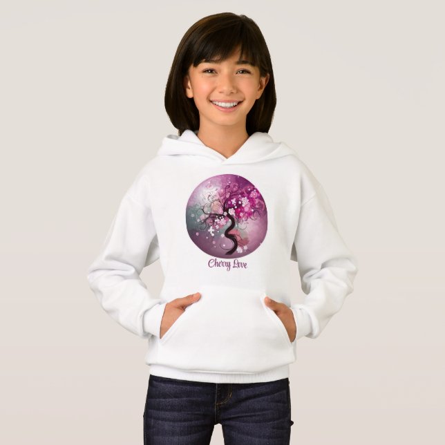 Enchanted Cherry Dance Hoodie (Front Full)