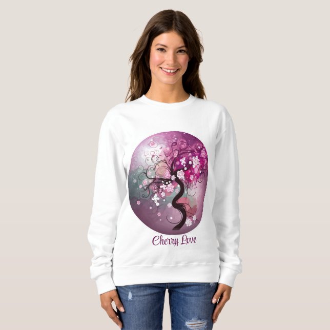 Enchanted Cherry Dance Sweatshirt (Front Full)