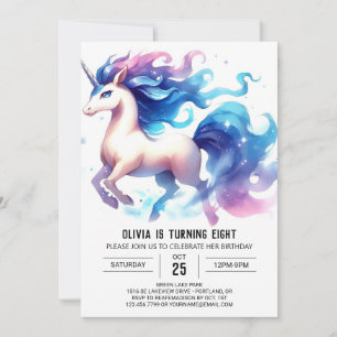 Enchanted Children Horse Birthday Invitation