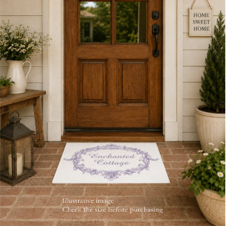 Enchanted Cottage Doormat - Lavender