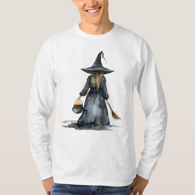 Enchanted Coven: Witchy Creations SCARY WOMAN T-Shirt (Front)