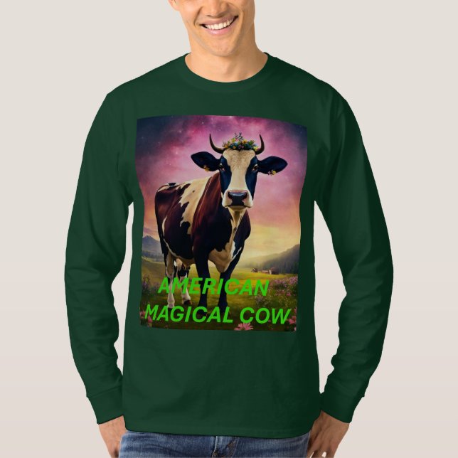 Enchanted Cow Long Sleeve Tee (Front)