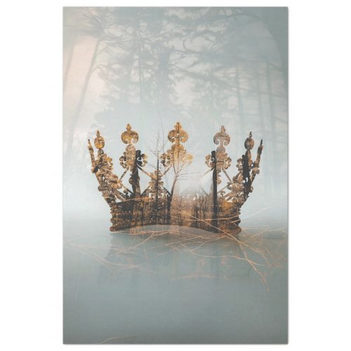 Enchanted Crown of Jesus Decoupage Tissue Paper