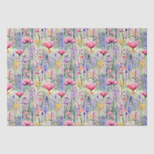 Enchanted Daisy Wildflower Floral Pattern Tissue Paper