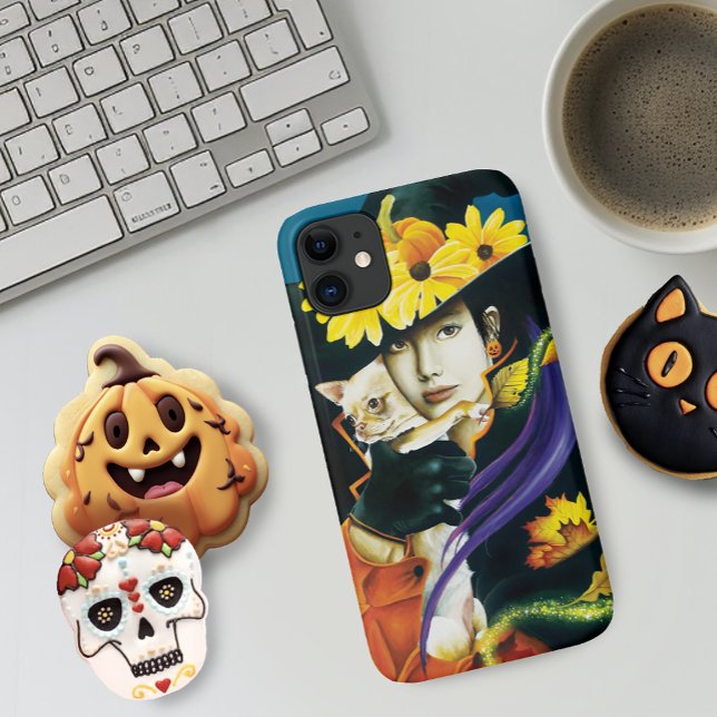 Enchanted Dark Surreal Witch Chihuahua Fantasy Case-Mate iPhone Case (Creator Uploaded)