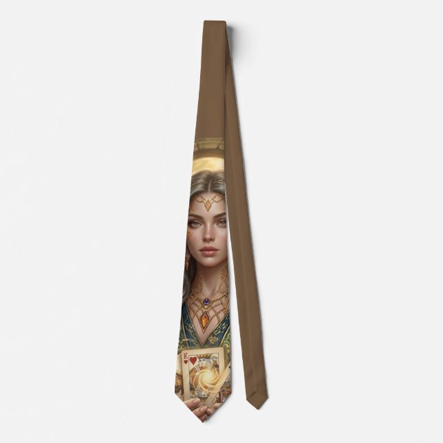 Enchanted Deck Muse Neck Tie (Front)