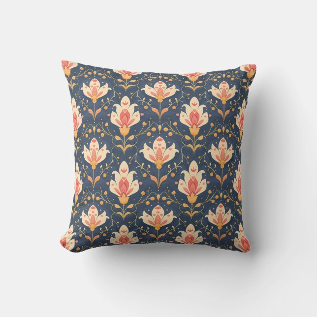 Enchanted Dove Blossom Princesscore Throw Pillow (Front)