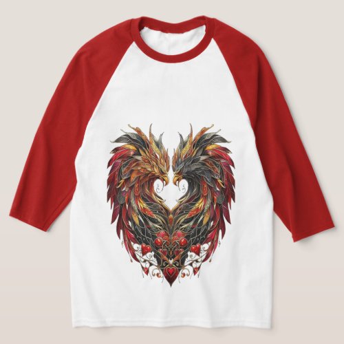 Enchanted Dragon Stain Glass Design  T_Shirt