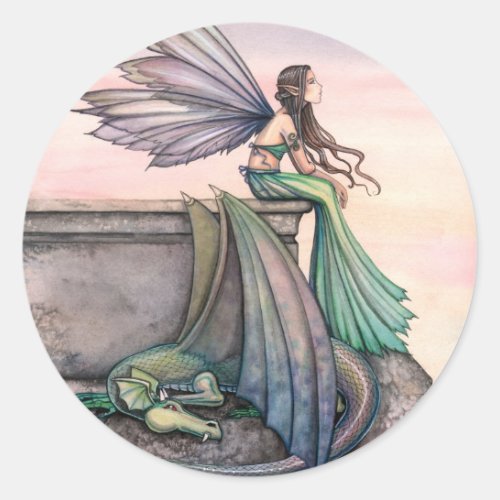 Enchanted Dusk Fairy Dragon Stickers