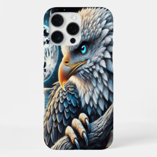 Enchanted Eagle Watching Moonlit Ocean Skies iPhone 16 Pro Max Case