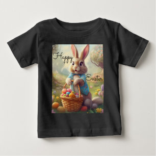 Enchanted Easter - Whimsical Bunny Baby T-Shirt