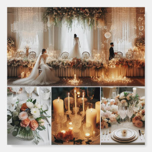 Enchanted Elegance: Timeless Wedding Décor Ideas f Foam Board