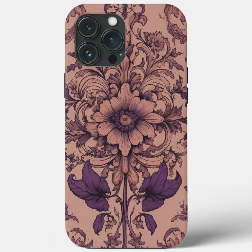 Enchanted Elegance Vintage Flourish  iPhone 13 Pro Max Case