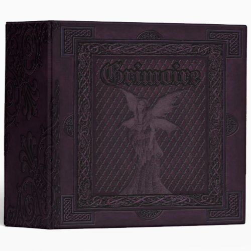 Enchanted Elementals Witches Book Of Shadows 3 Ring Binder