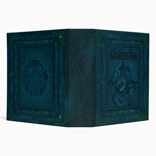 Enchanted Elementals Witches Book Of Shadows 3 Ring Binder