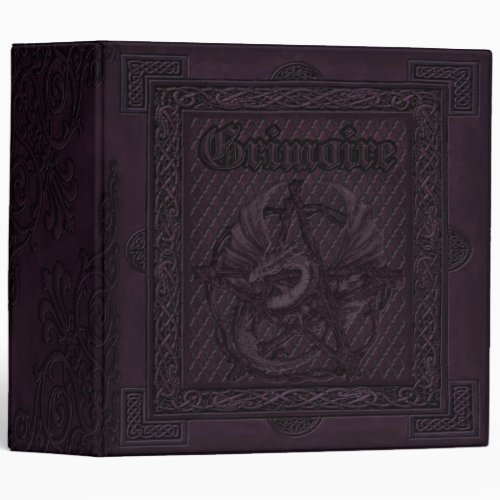 Enchanted Elementals Witches Book Of Shadows Binder