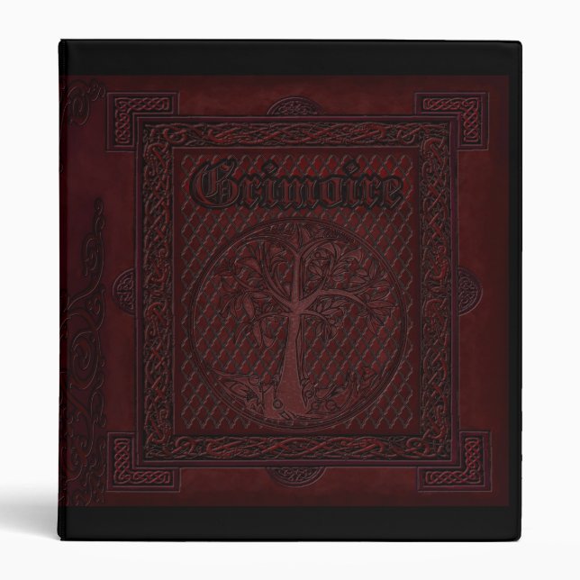 Enchanted Elementals Witches Book Of Shadows Binder (Front)