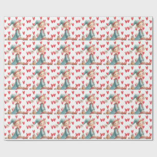Enchanted Elf   North Pole Christmas  Wrapping Paper