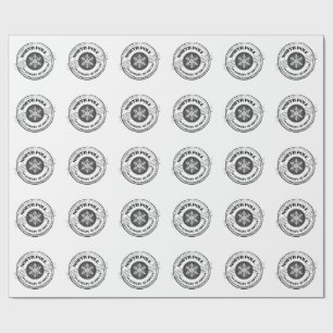 Enchanted Elf   North Pole Christmas  Wrapping Paper