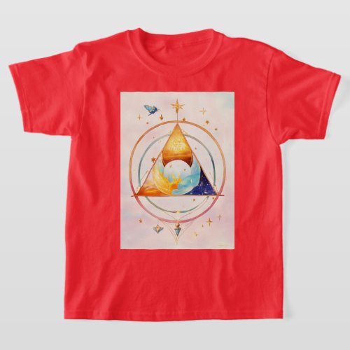 Enchanted Emblem Mystical Symbol T_Shirt