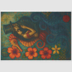 Enchanted Embrace – Fantasy Steampunk Decoupage Tissue Paper