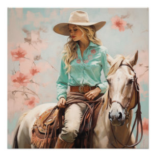 Enchanted Equestrian: Cowgirl Wall Art