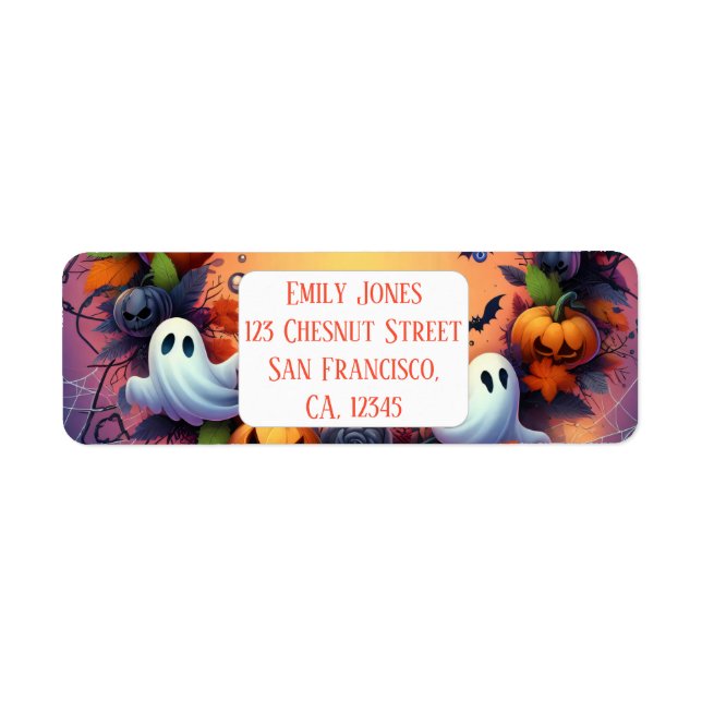  Enchanted Eve - Festive Halloween  Label (Front)