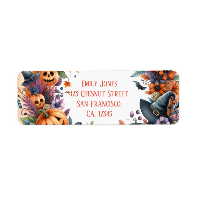  Enchanted Eve - Festive Halloween  Label (Front)