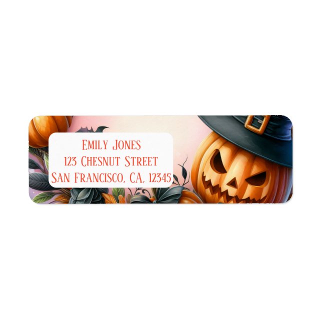  Enchanted Eve - Festive Halloween  Label (Front)