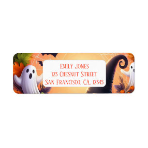  Enchanted Eve - Festive Halloween Paper Plates Label