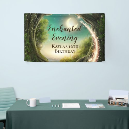 Enchanted Evening Birthday Banner