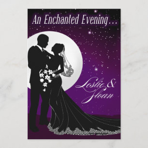 Enchanted Evening Nighttime Wedding Invitation
