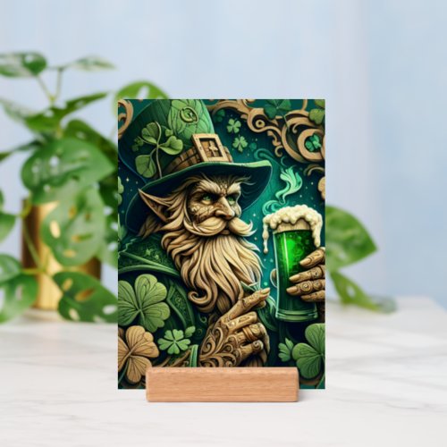 Enchanted Evening of Ale A Leprechauns Toast  Holder