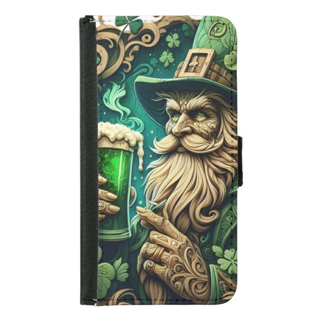 Enchanted Evening of Ale A Leprechauns Toast  Samsung Galaxy Wallet Case (Front)